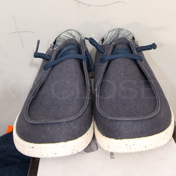 Skechers Relaxed Fit Melson Chad Slip On Casual Shoes Navy main image 4
